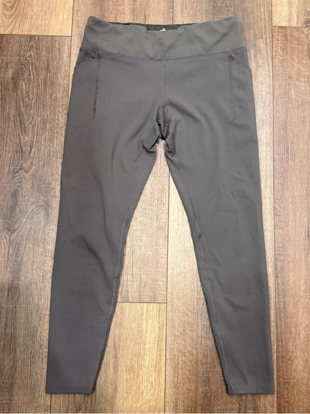 Rabbit Running Tights Leggings Gray Small Pockets